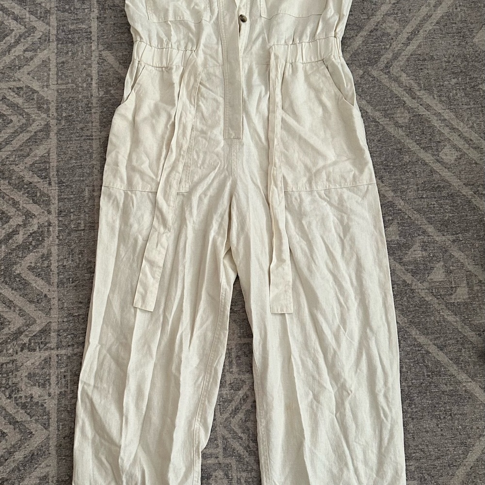 Universal Thread Cream Jumpsuit